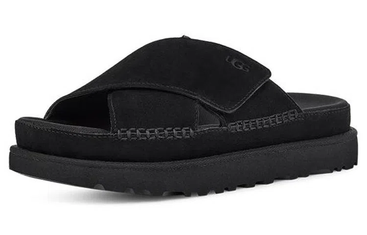 UGG Goldenstar Cross Slide Black