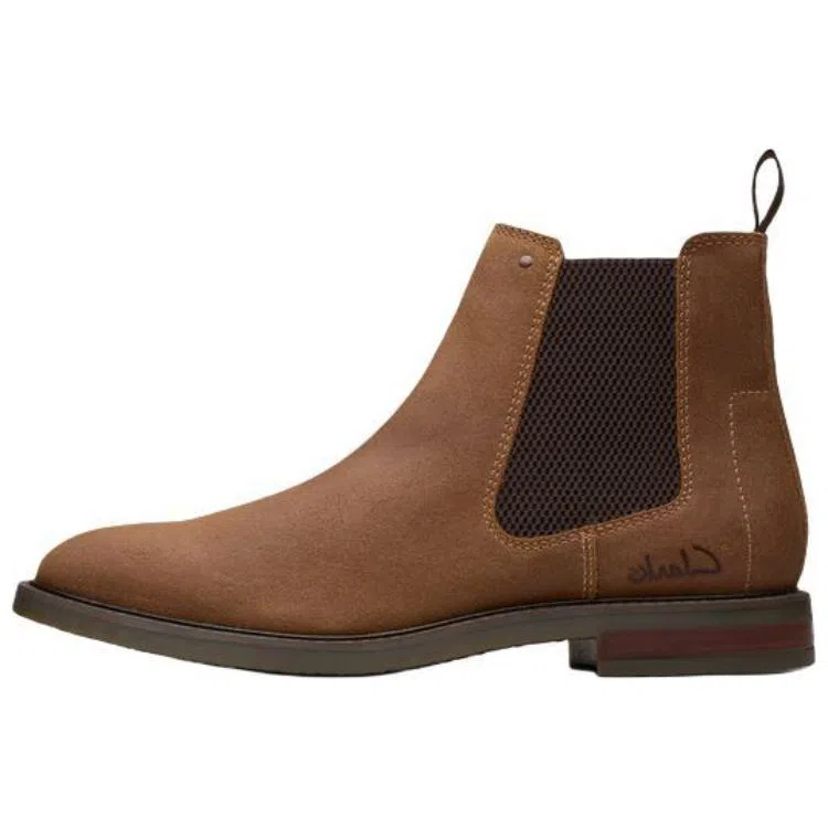 Clarks Chelsea Boots Light Brown