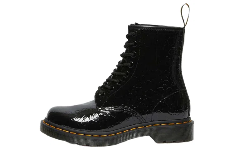 Dr. Martens 1460 Leopard Embossed Black