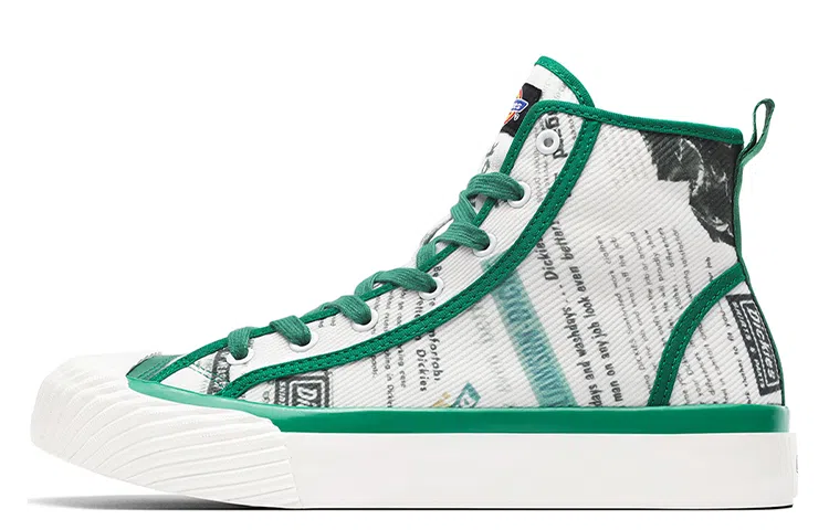 Dickies High-Top Canvas Sneakers Green