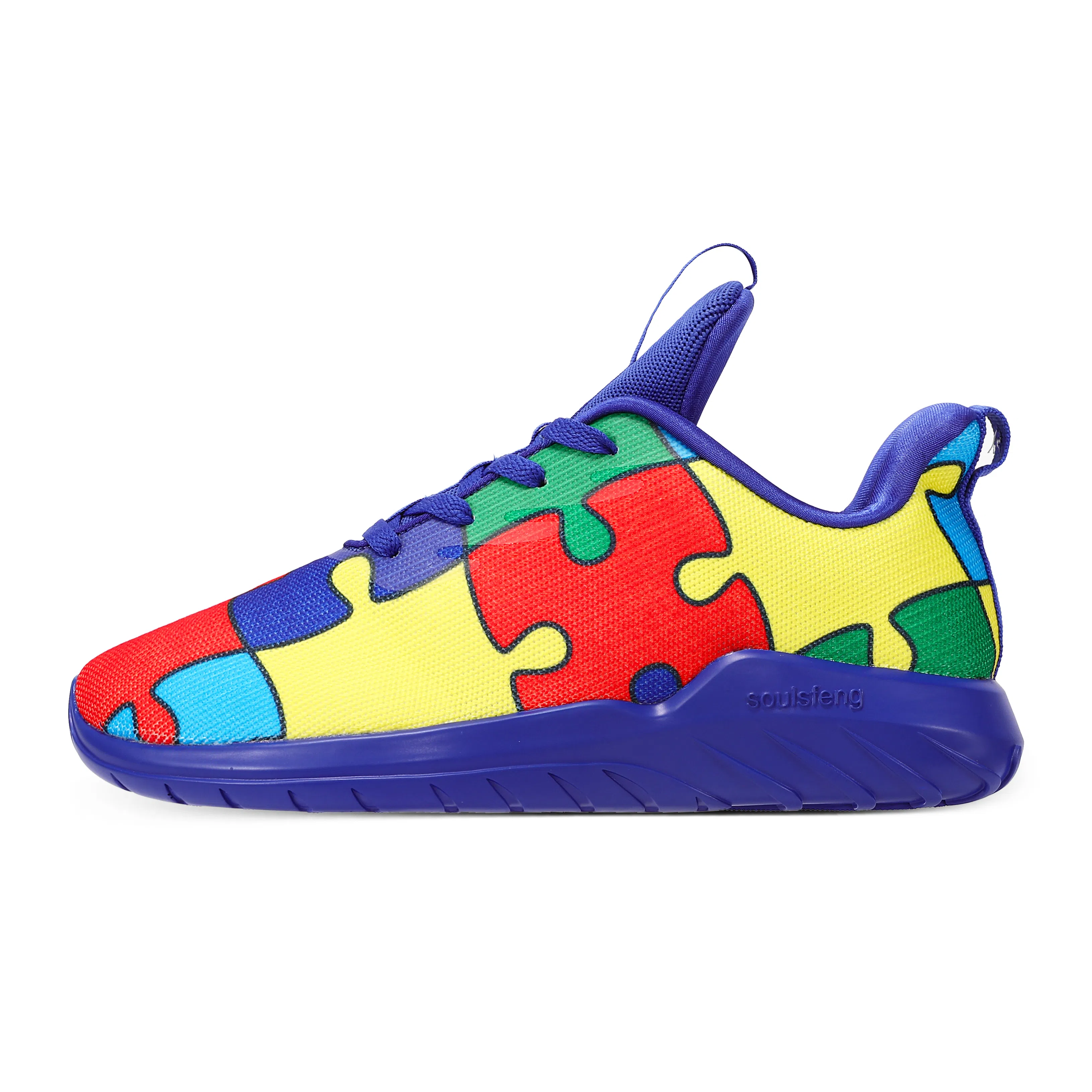 SOULSFENG Low Top Multicolor Blue