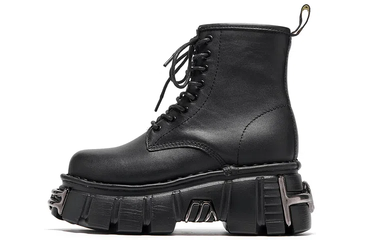 XB-ITER Black Platform Boots