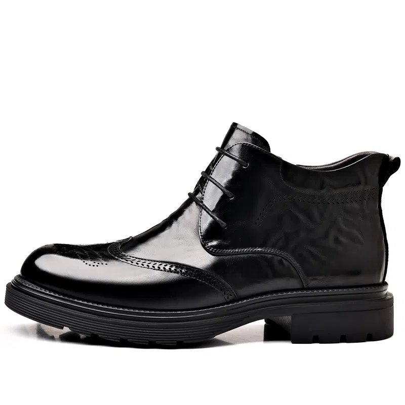 LUOMAIKE Black Ankle Boots