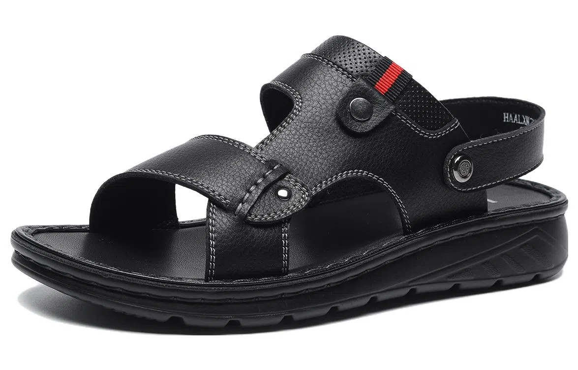 HLA Leather Buckle Sandals