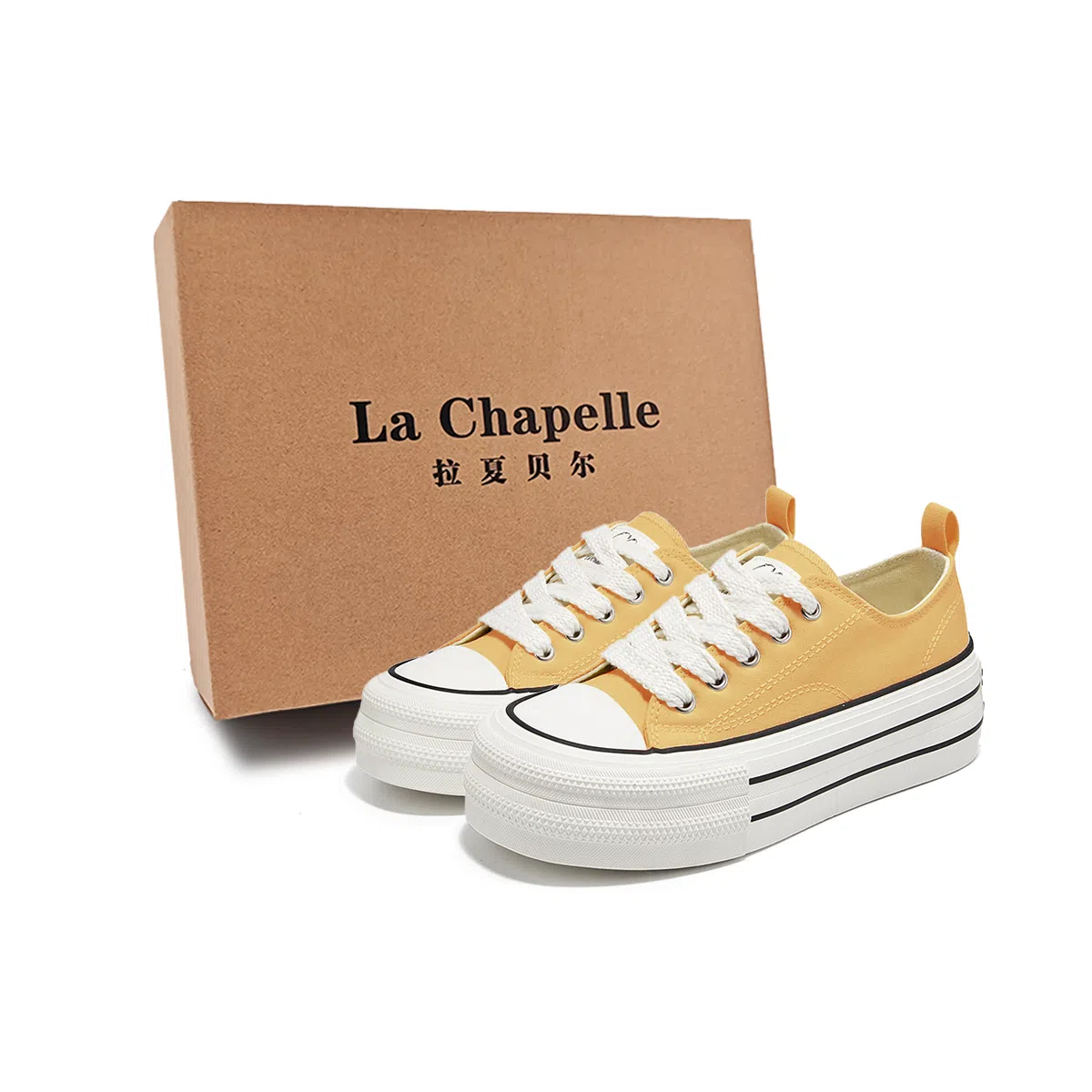 La Chapelle Mango Milk Canvas Sneakers