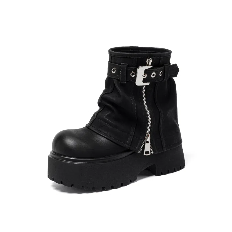 PU Chelsea Platform Boots