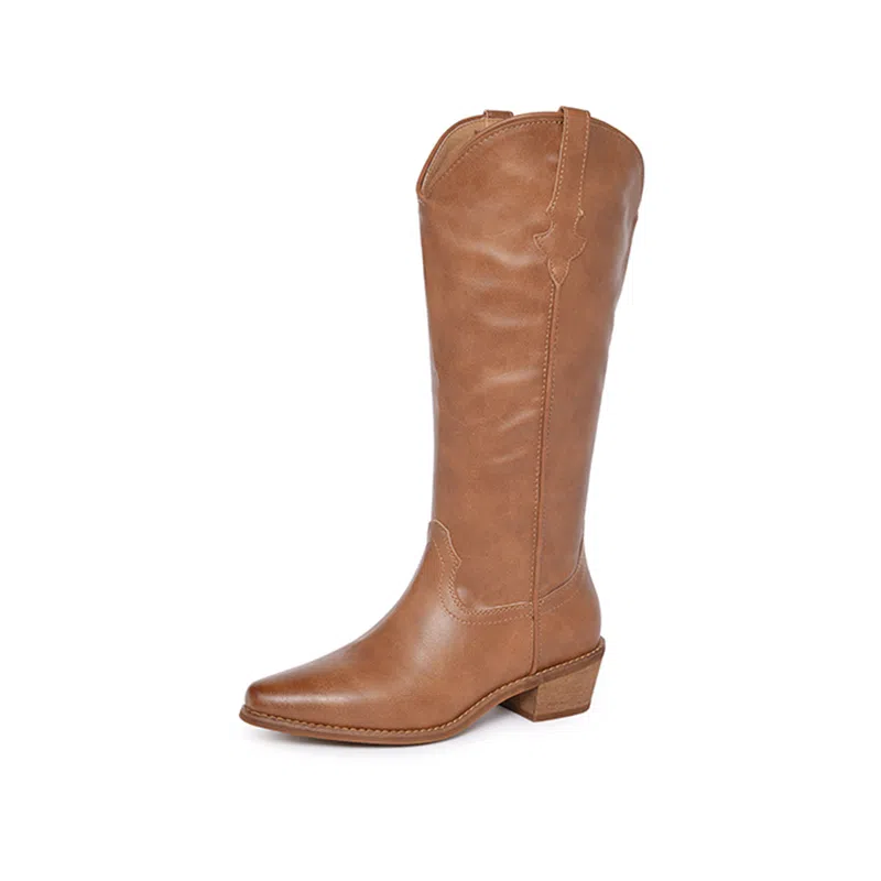 reemoor V Cut Slim High Boots 4.5CM