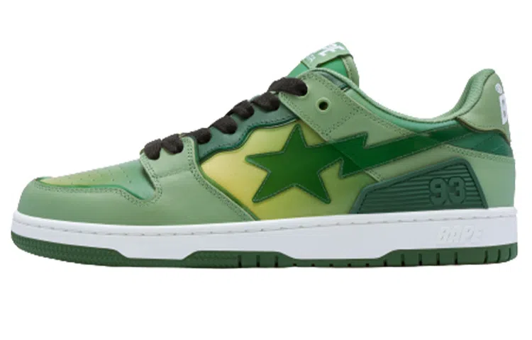 A BATHING APE SK8 White Green