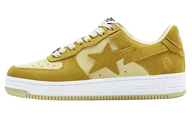 A BATHING APE STA Low Yellow