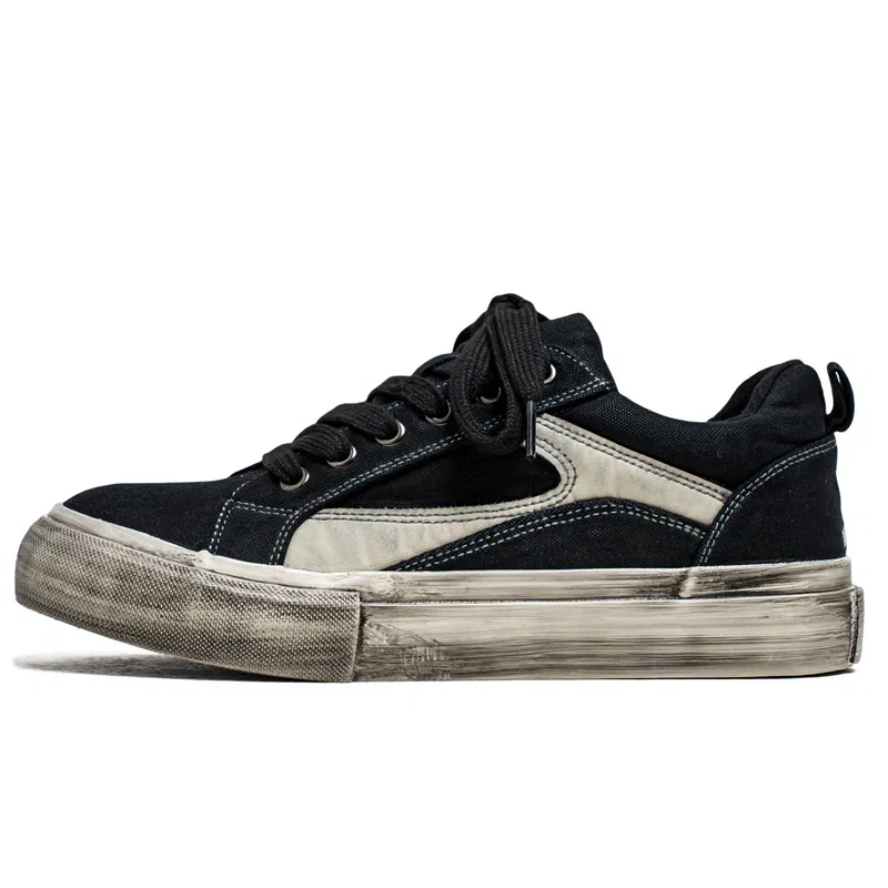 Mengsai Low Canvas Sneakers