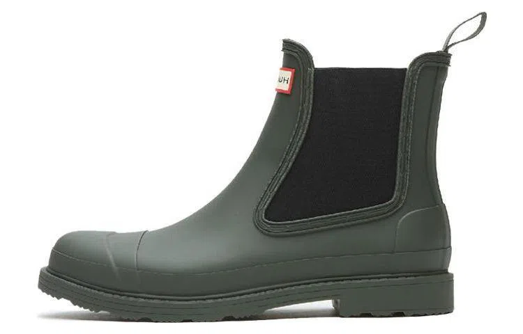 Hunter Chelsea Boot Olive Green