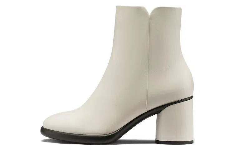 Ecco Short Boots White