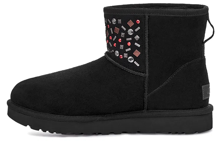 UGG Classic Mini Stud II Black Women's