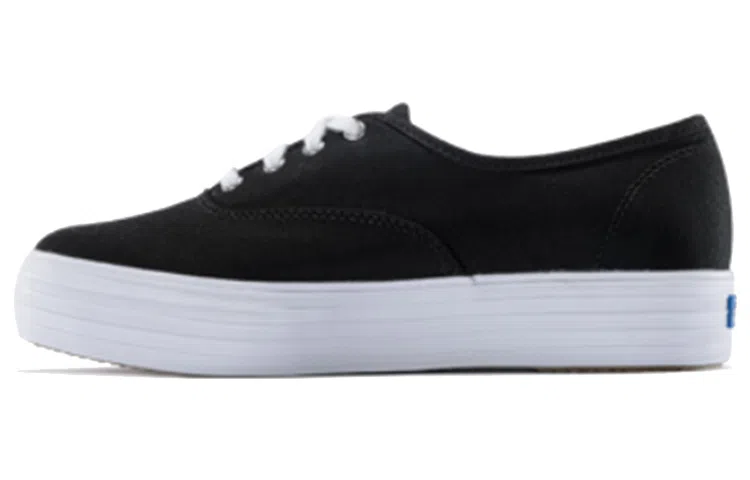 Keds Breathable Platform Canvas Sneakers Black