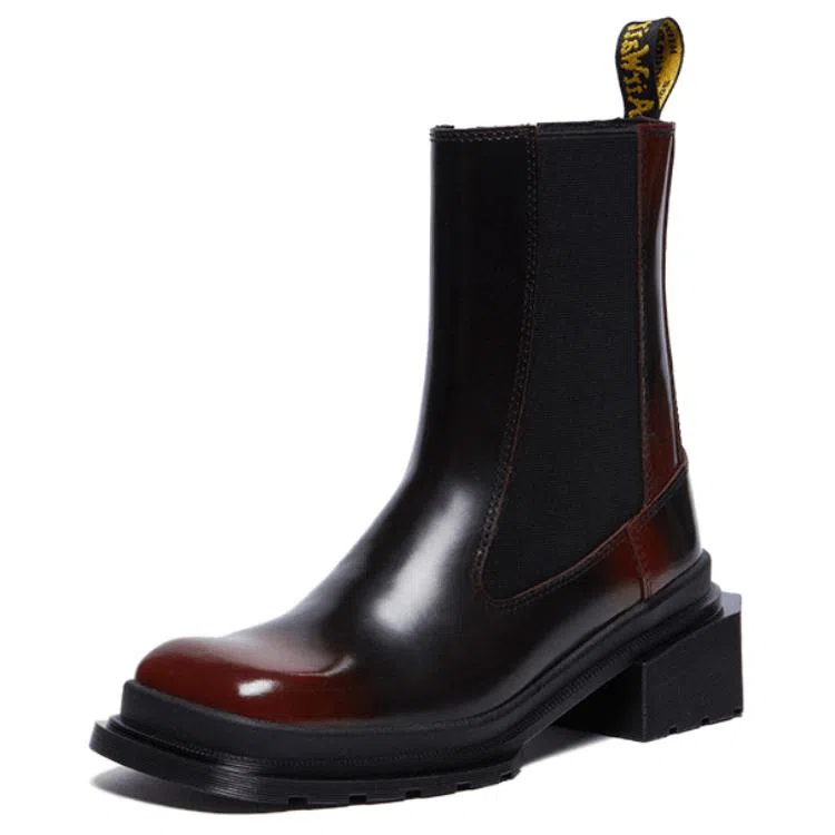 Dr. Martens Chelsea Boots Black Red