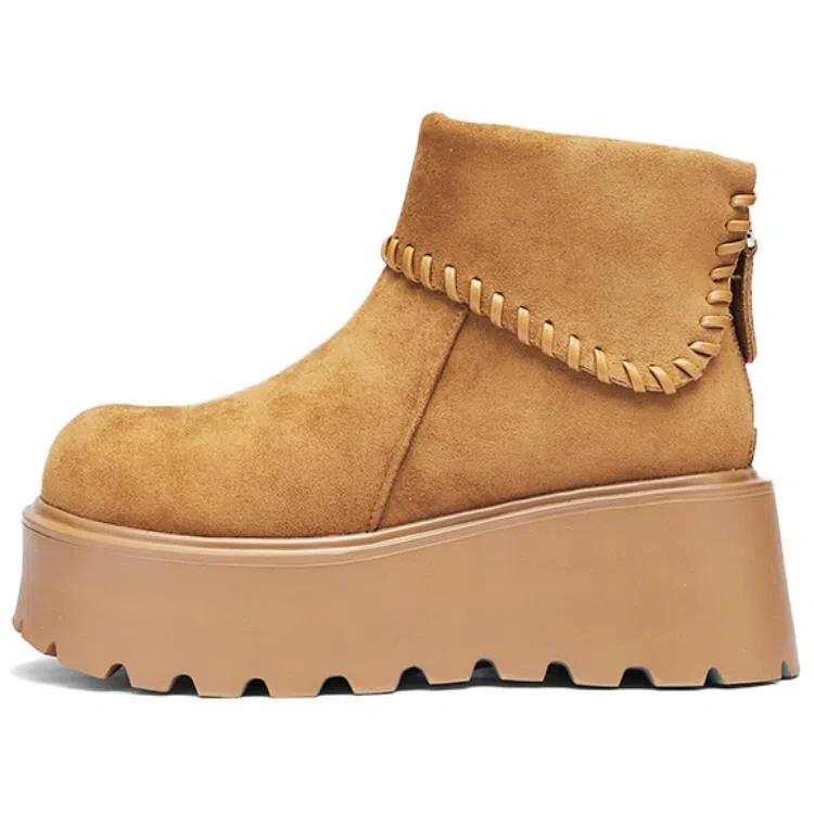 AGSDON Vintage Suede Boots