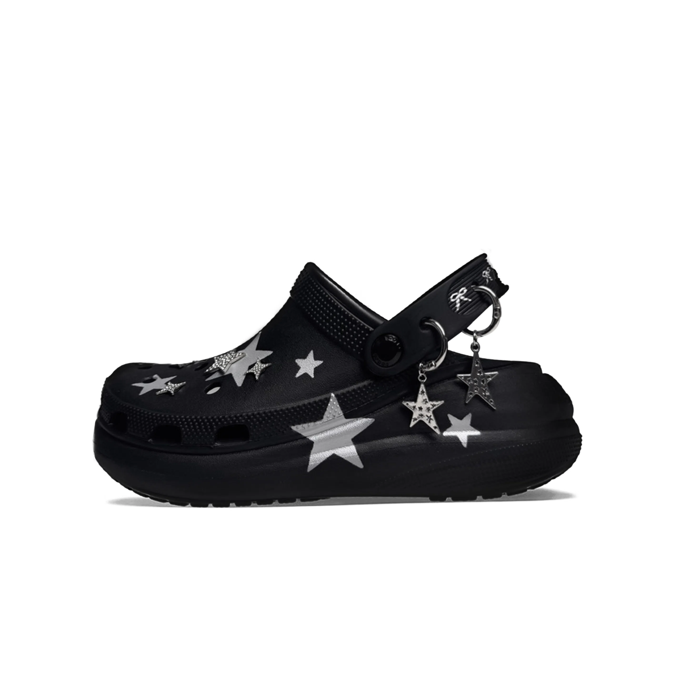Crocs Crush Clog Black Silver