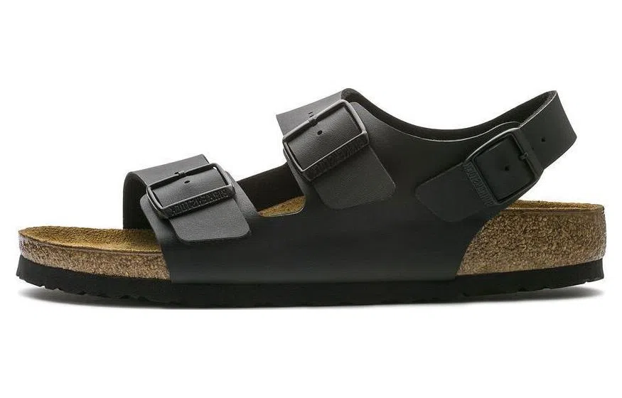 Birkenstock Suede Slide Black Narrow