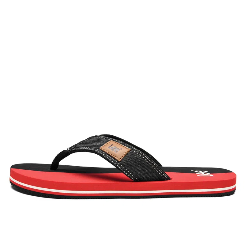 Lee Rubber Sole Flip Flops