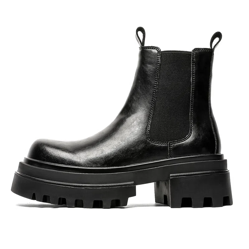 V ZERO FIVE Chelsea Boots Black