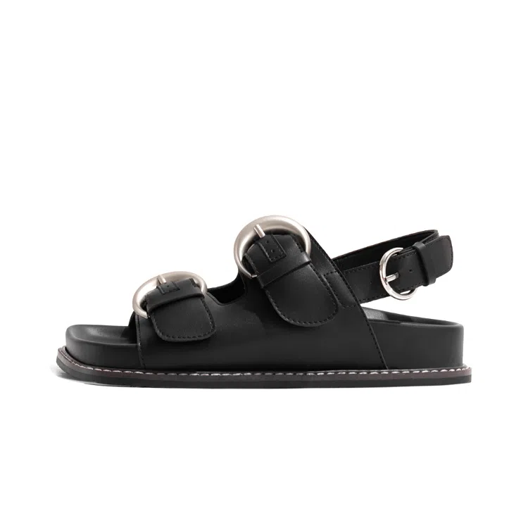 Laomiao Roman Sandals Black