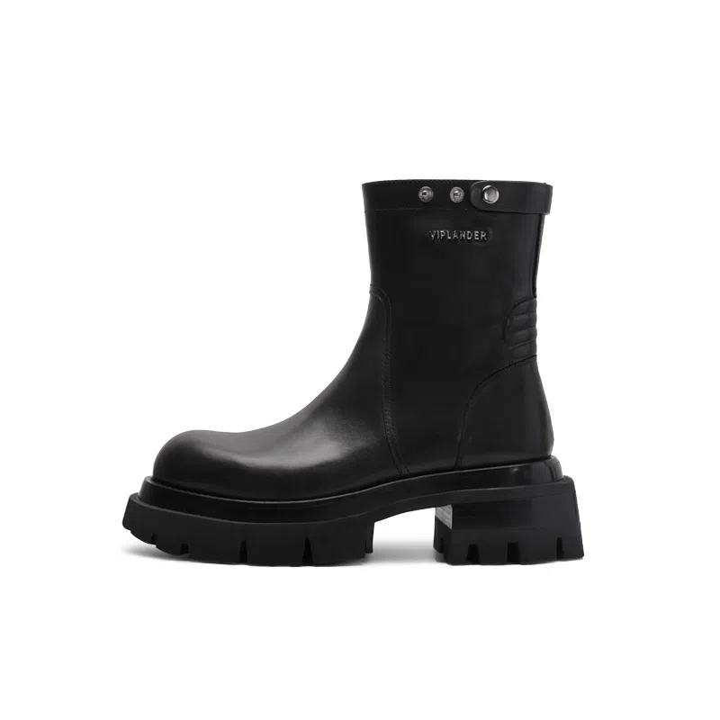 Viplander Classic Retro Ankle Boots Black