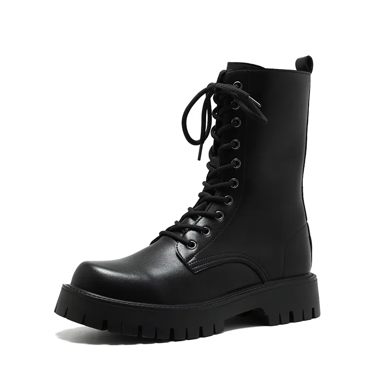V ZERO FIVE Martin Boots Black