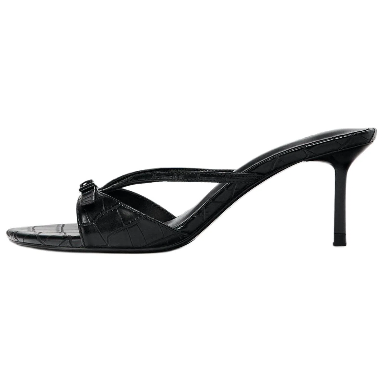 ZARA Classic Slide Sandals Black