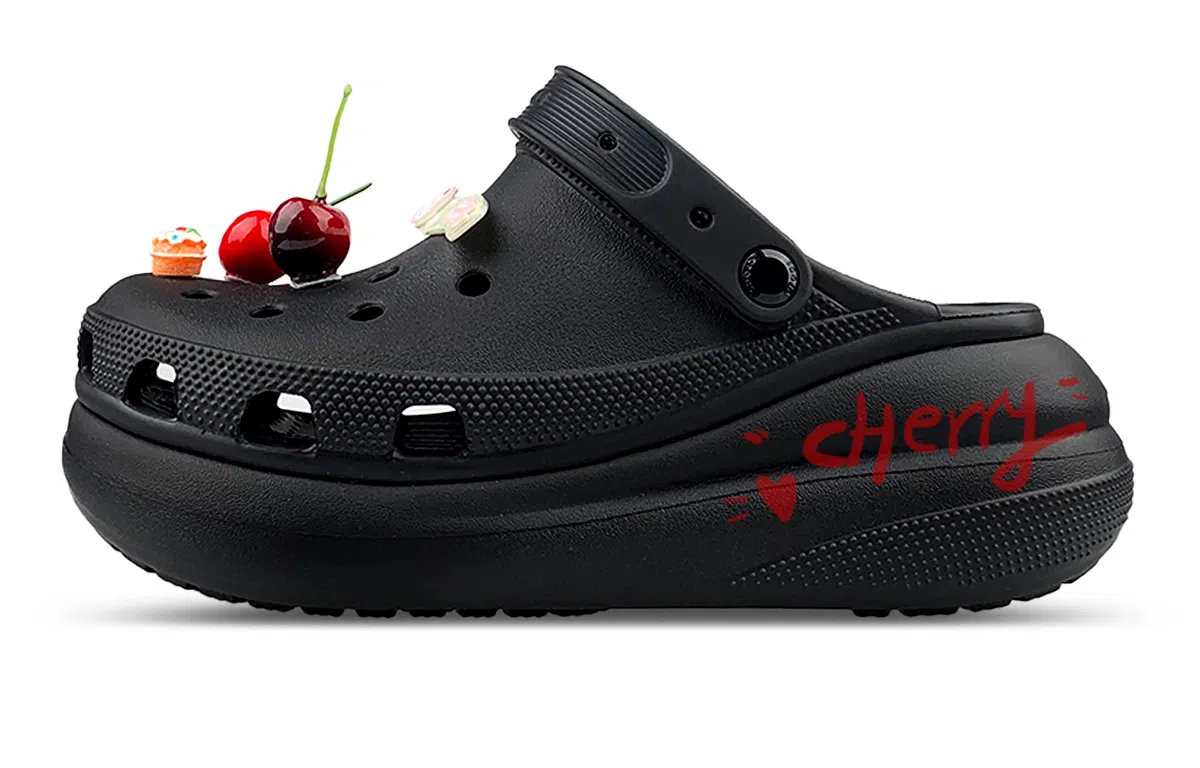 Crocs Crush Clog Black Red