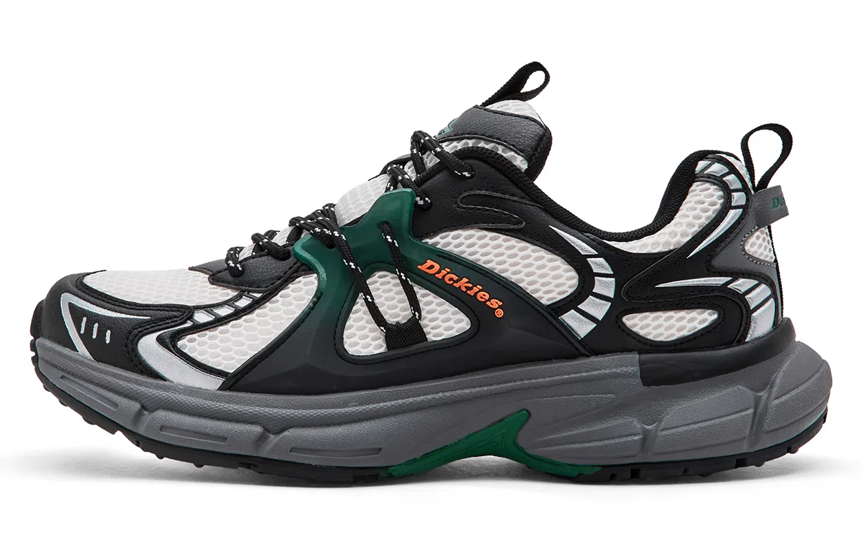 Dickies Retro Dad Shoes Black Green White
