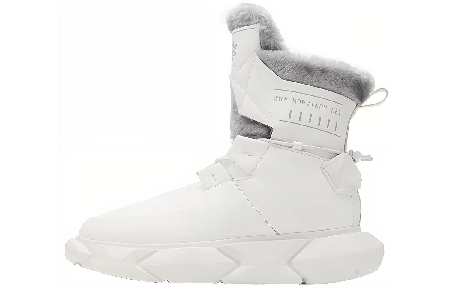 NORVINCY Snow Boots White