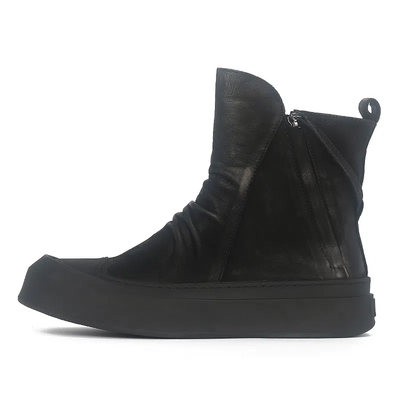 Tai Dian Black Ankle Boots
