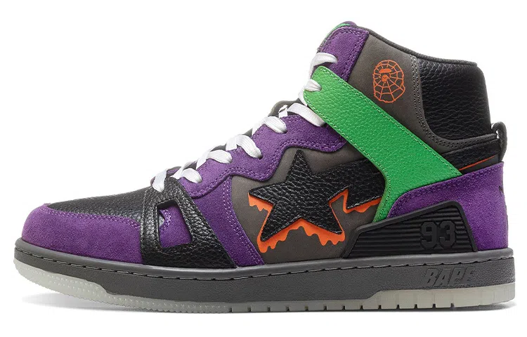 A BATHING APE Bape Sta 93 Hi Halloween
