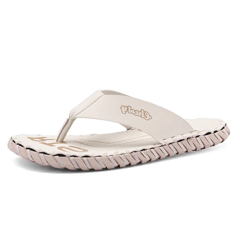 潮泽 简约时尚 防滑人字拖鞋 男款