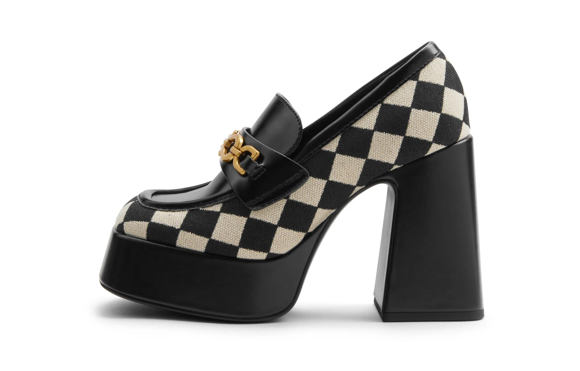 Charles & Keith Retro Block Heel Pumps