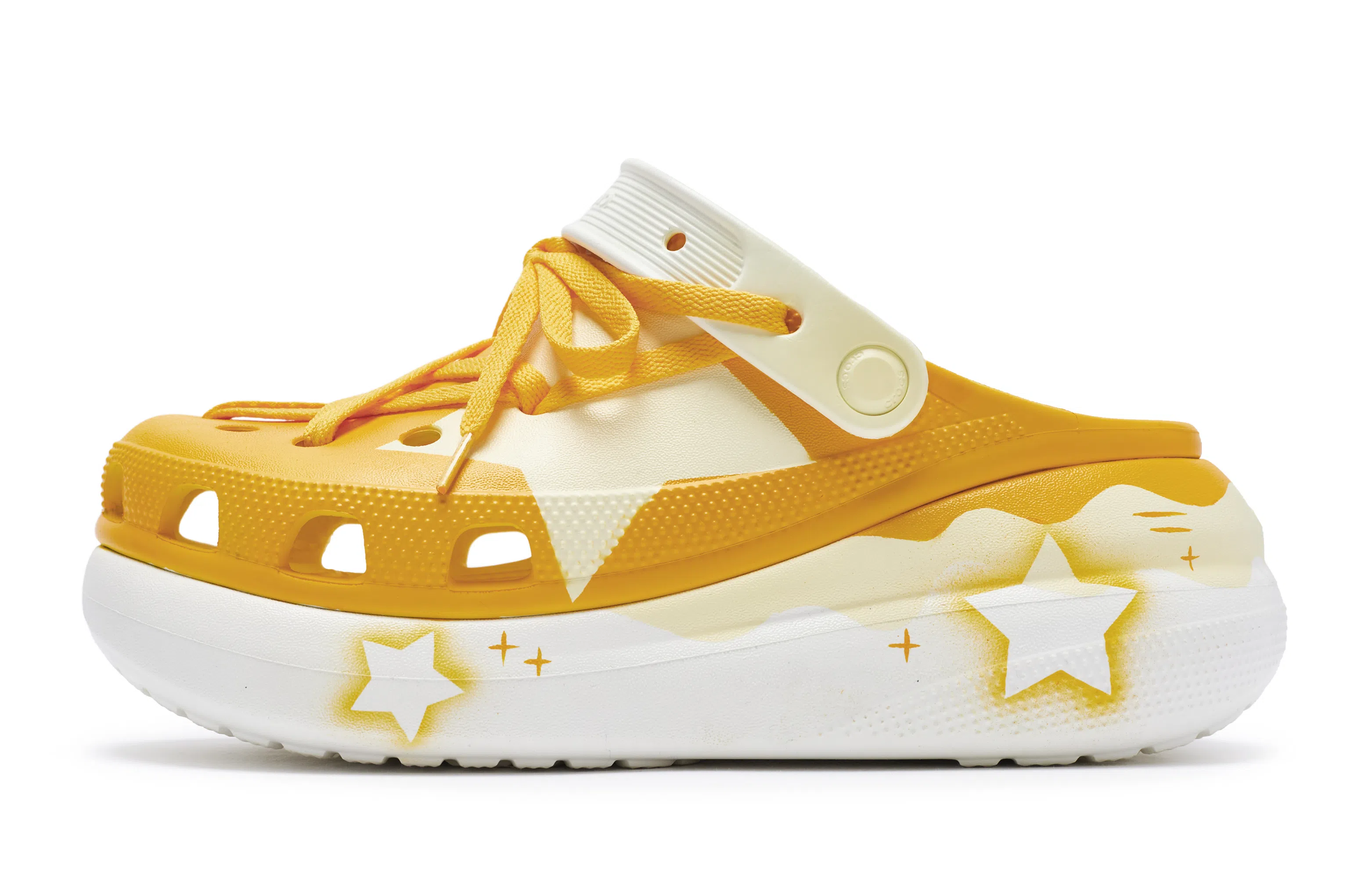 Crocs Classic Clog Orange Yellow White