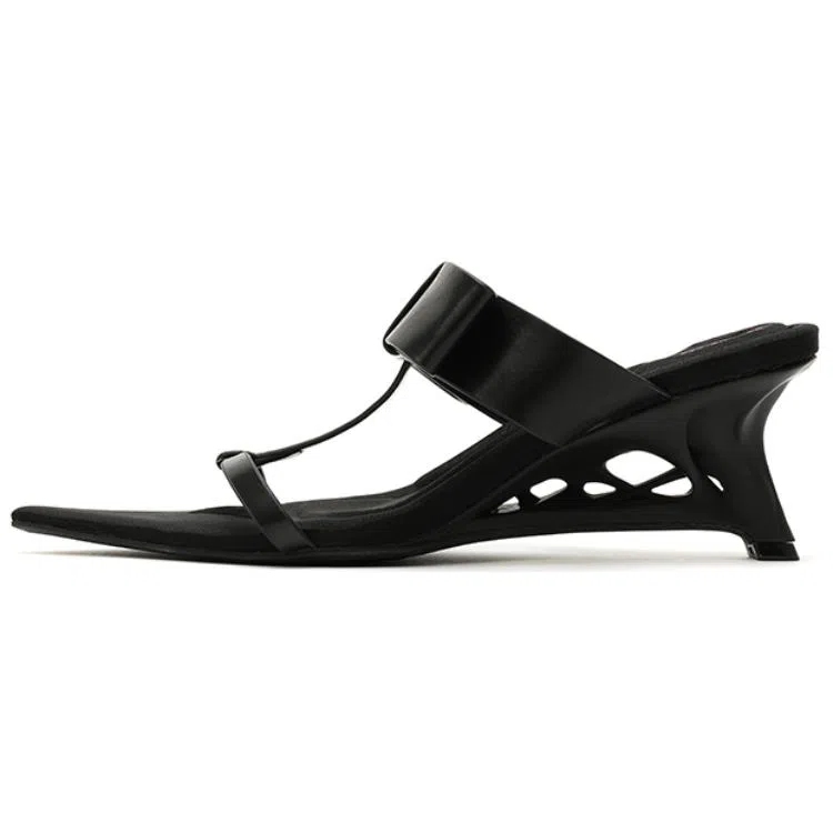 Daphne Lab Sugar-Free Bow Heels Black