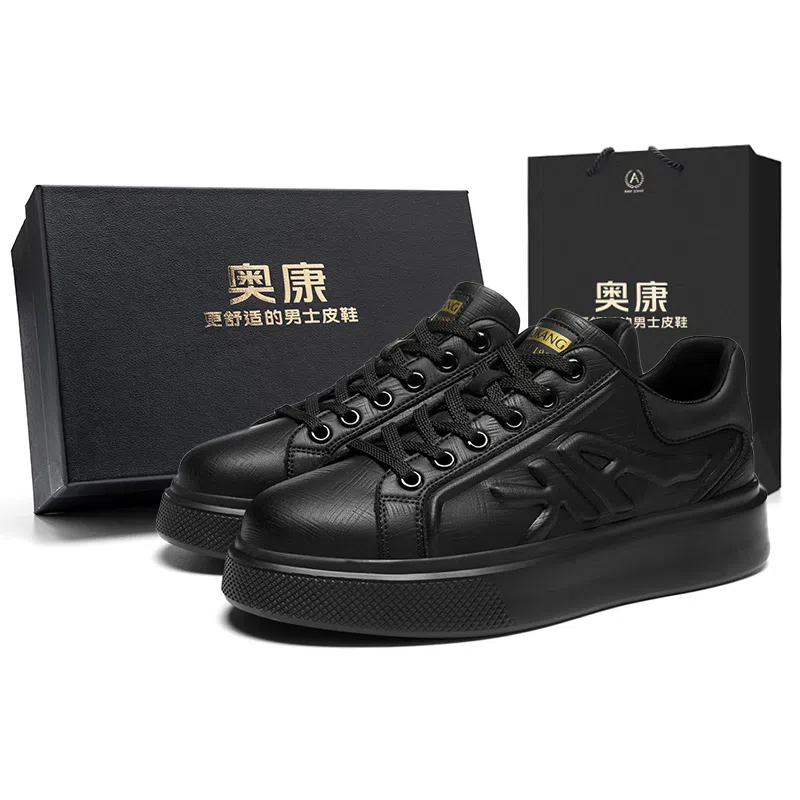 Aokang Classic Black Shoes