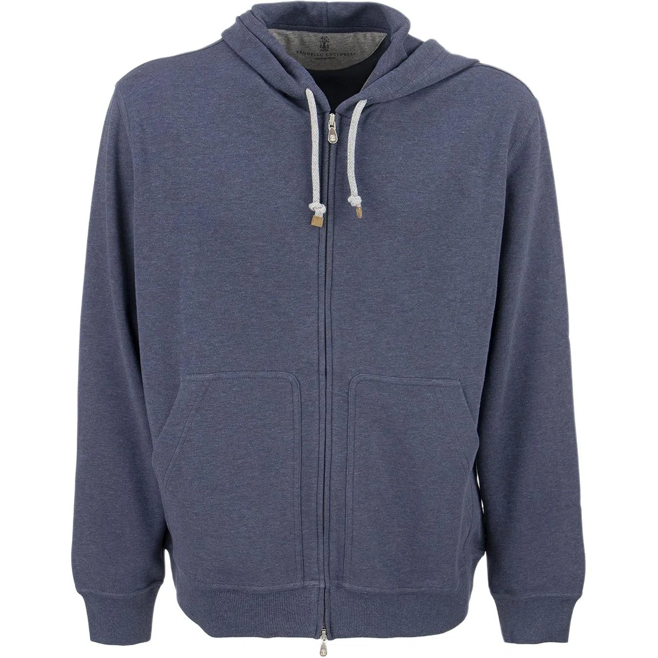 Brunello Cucinelli Hoodie Jacket Blue