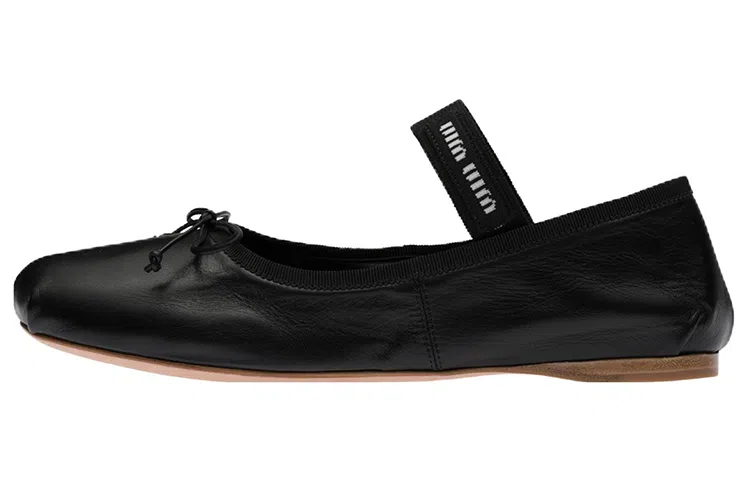 Miu Miu Ballet Flats Black