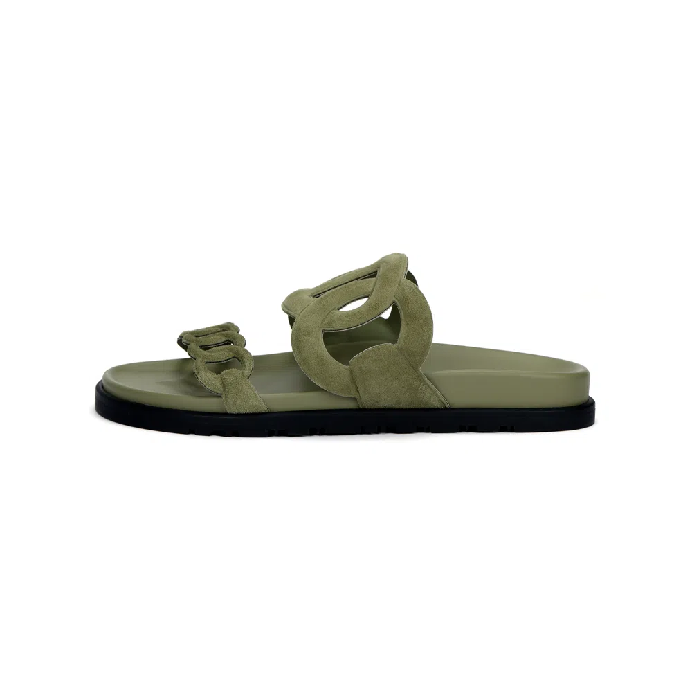 Hermes Extra Slide Green