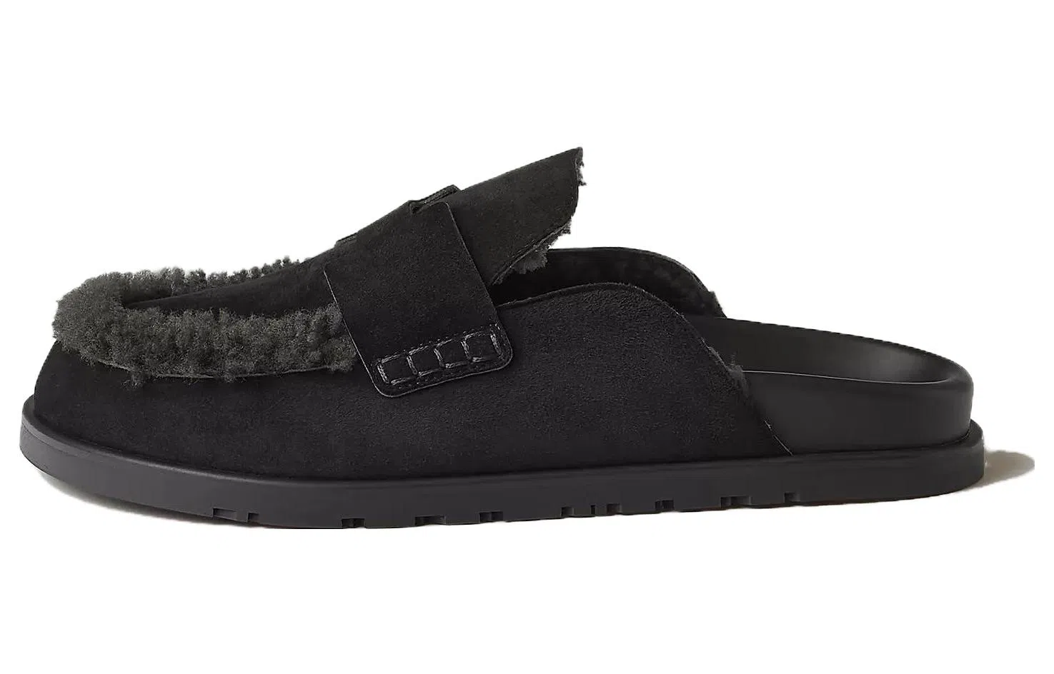 Hermes Go Slippers Black