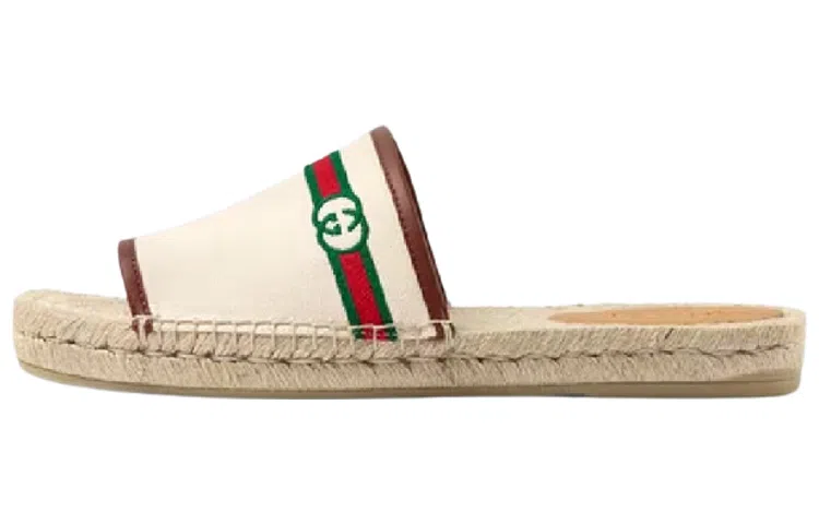 Gucci Slide Sandals White