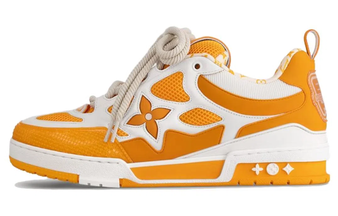 Louis Vuitton LV Skate Sneaker White Orange