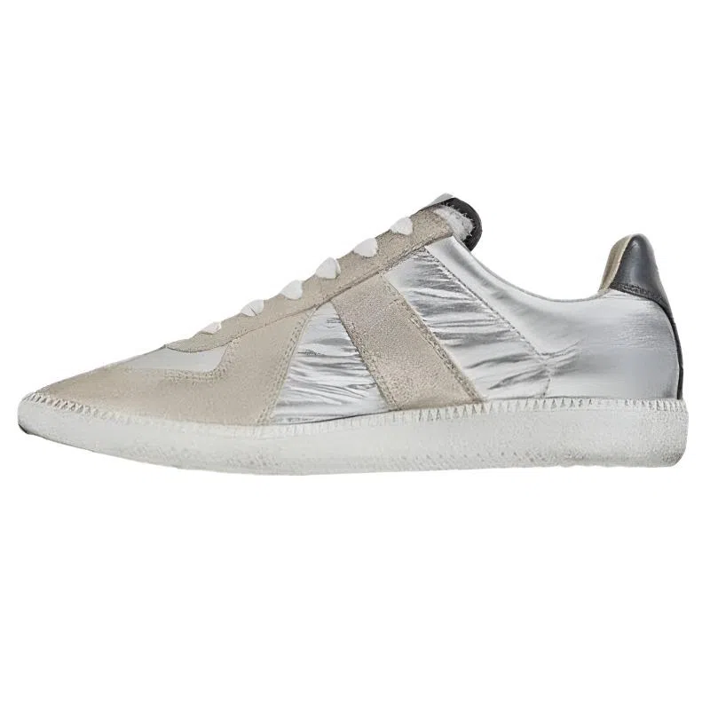 Maison Margiela Replica Low Top Sneakers Silver