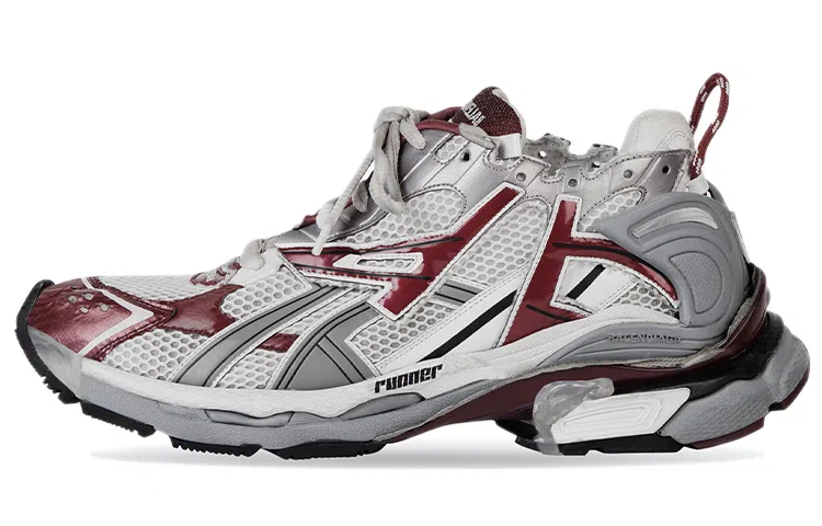 Balenciaga Runner White Grey Red