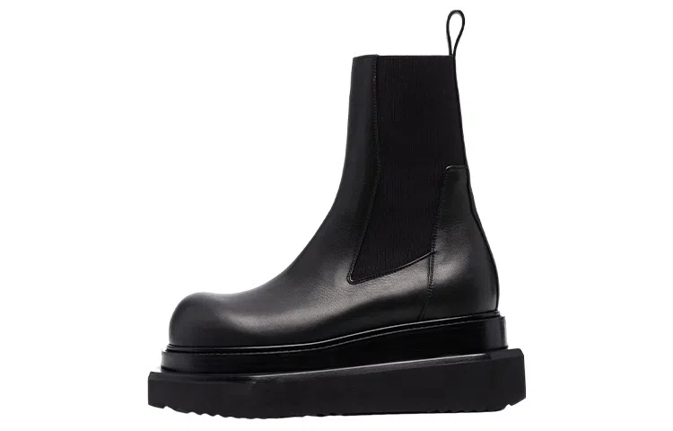 Rick Owens Chelsea Boots Black