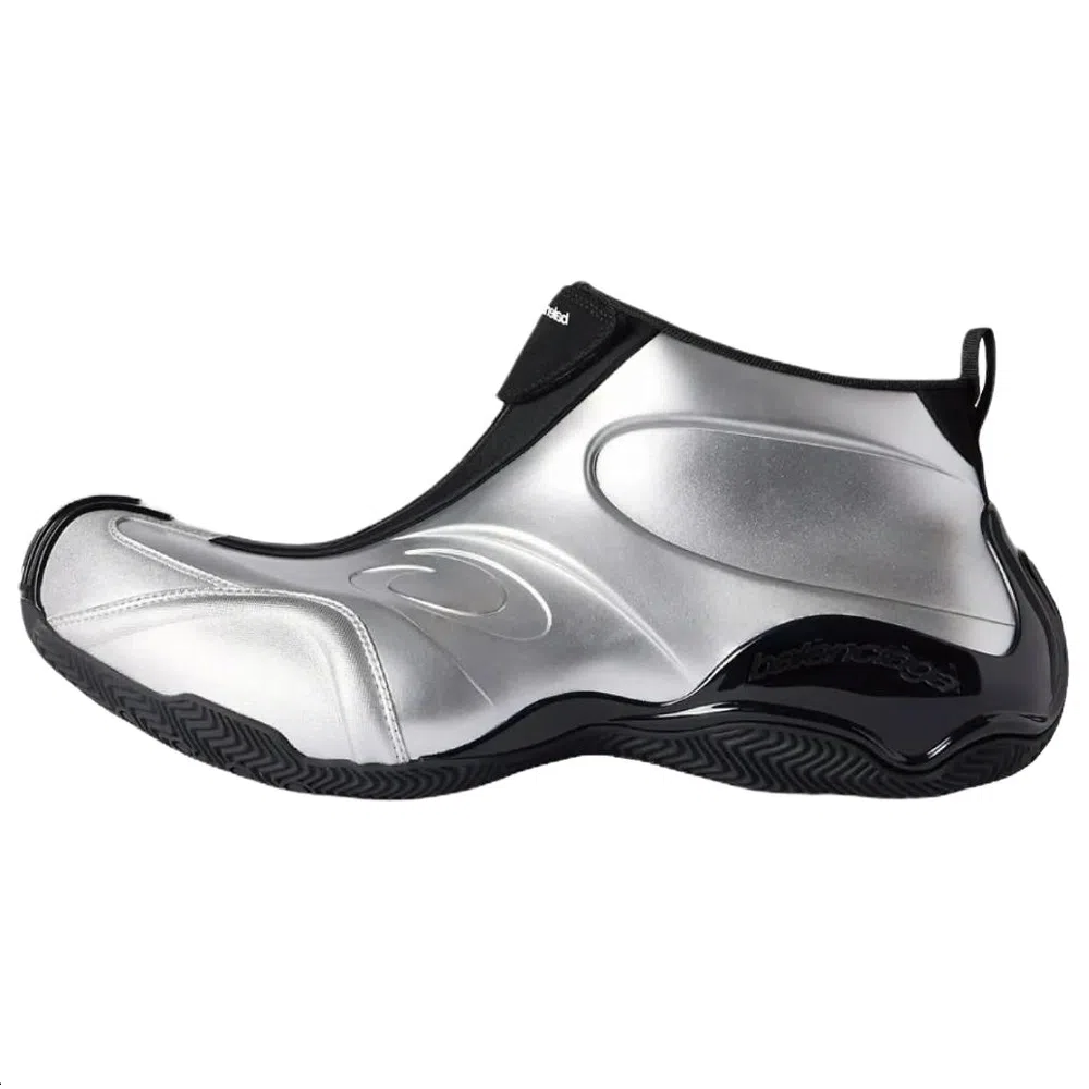 Balenciaga Basketball Mid Silver