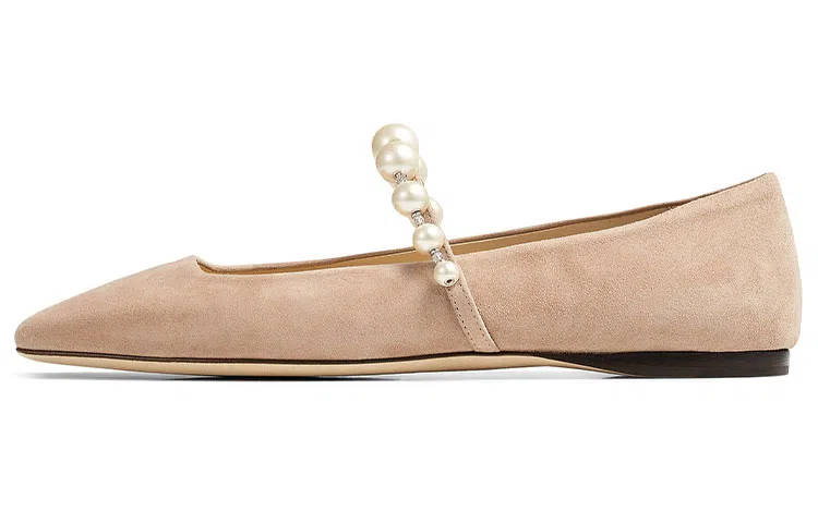 Jimmy Choo Ade Flat Ballerina Pink