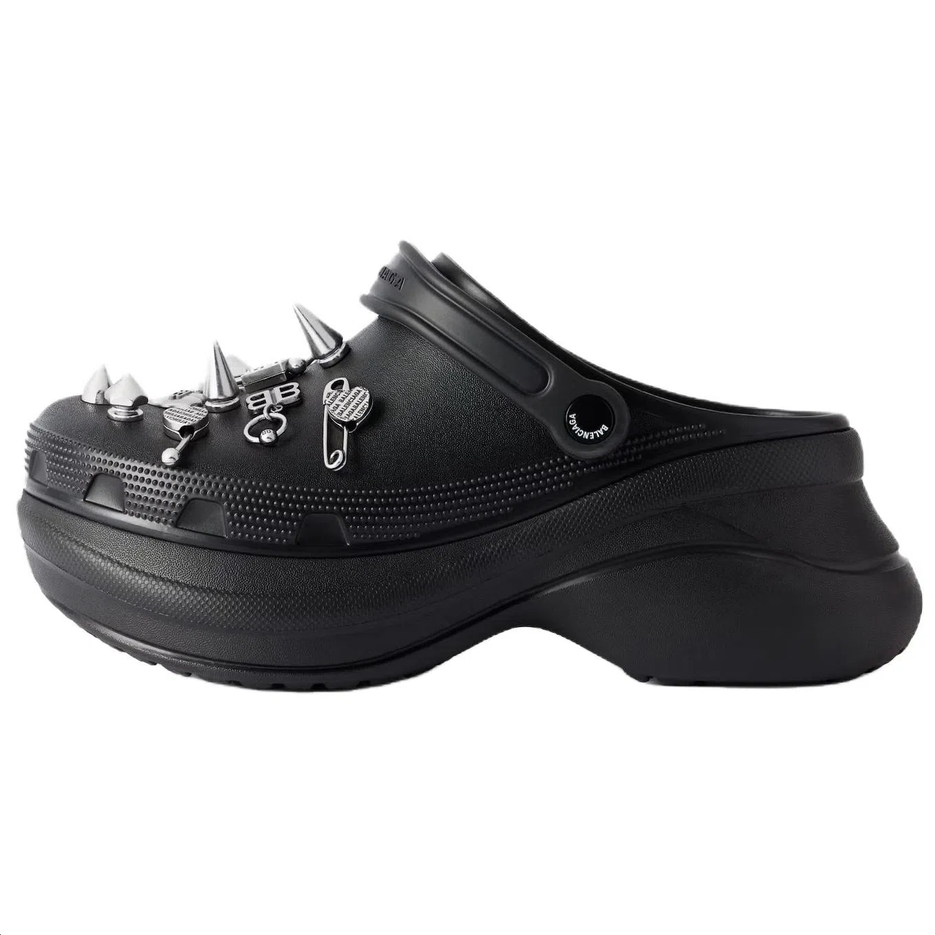 Balenciaga x Crocs Jibbitz Platform Clog Black